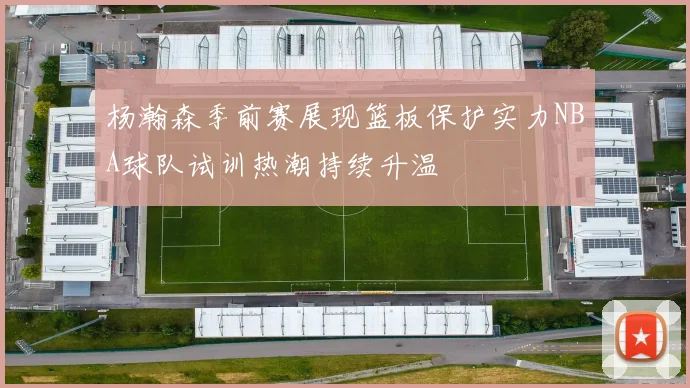 杨瀚森季前赛展现篮板保护实力NBA球队试训热潮持续升温