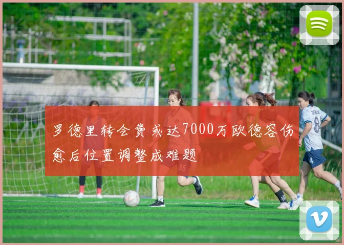 罗德里转会费或达7000万欧德容伤愈后位置调整成难题